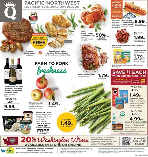 Qfc stanwood weekly ad  Find sales, special offers,